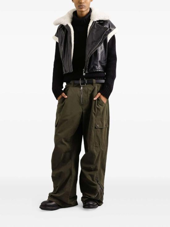  돌체앤가바나 스트레이트 팬츠 GP15VTHUMS8M4001 Green - DOLCE & GABBANA