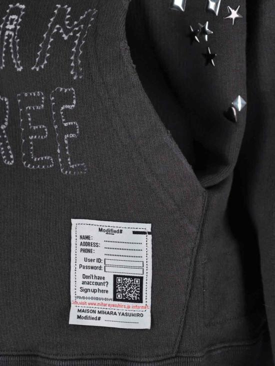 25FW 메종 미하라 야스히로 긴팔 티셔츠 J15PK721 BLACK Black - MAISON MIHARA YASUHIRO