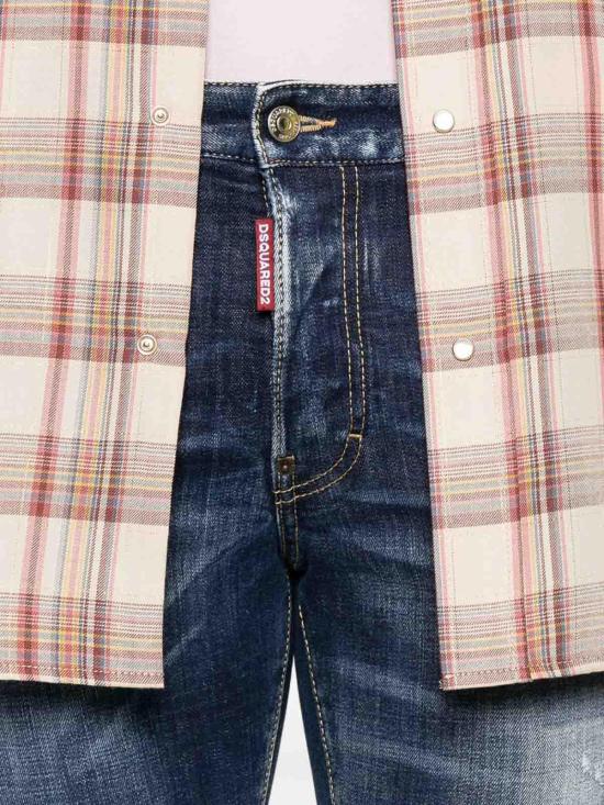  디스퀘어드2 스트레이트 팬츠 S30664S71LB1642470 Blue - DSQUARED2