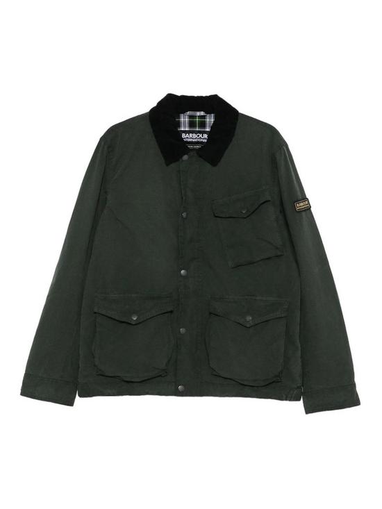 25FW 바버 드리프터 왁스 자켓 MWX2505SG51 Green