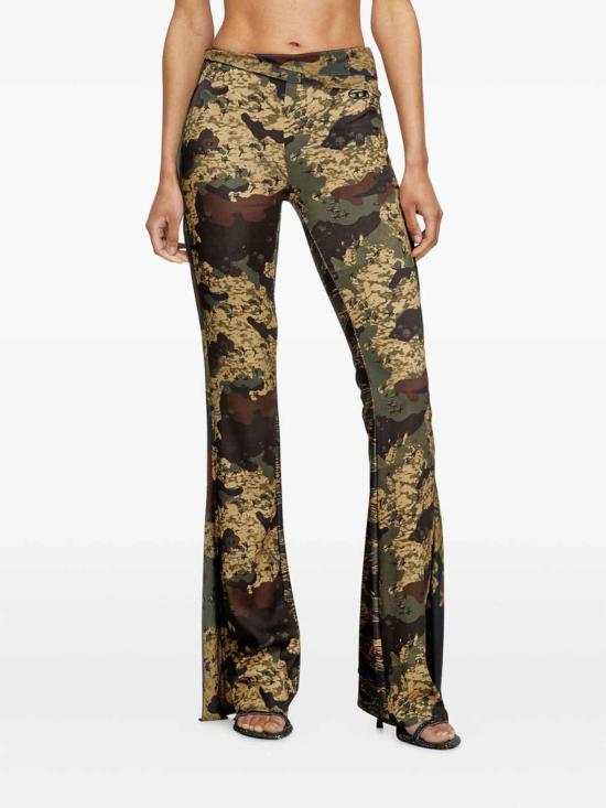  디젤 플레어 팬츠 0NKCZA1851751FA Green - DIESEL