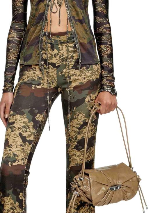  디젤 플레어 팬츠 0NKCZA1851751FA Green - DIESEL