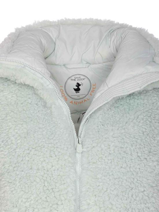  세이브더덕 Kennie 케니 페이크 퍼 푸퍼 자켓 D31990WCURL2190067 Blue - SAVE THE DUCK