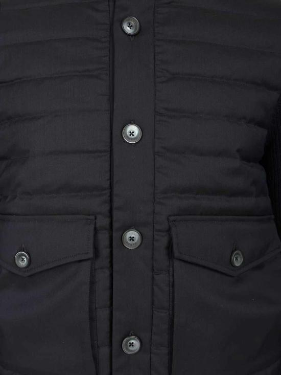  에르노 7게이지 리브 메리노 울 자켓  MP000133U703149290 Blue - HERNO