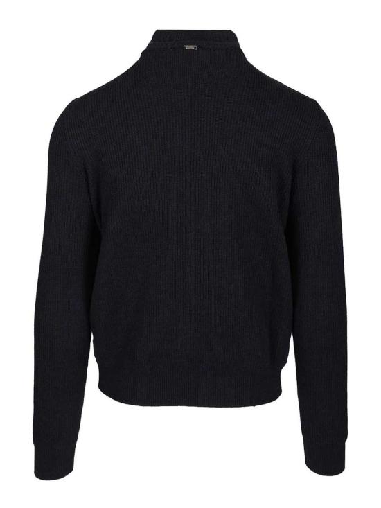  에르노 7게이지 리브 메리노 울 자켓  MP000133U703149290 Blue - HERNO