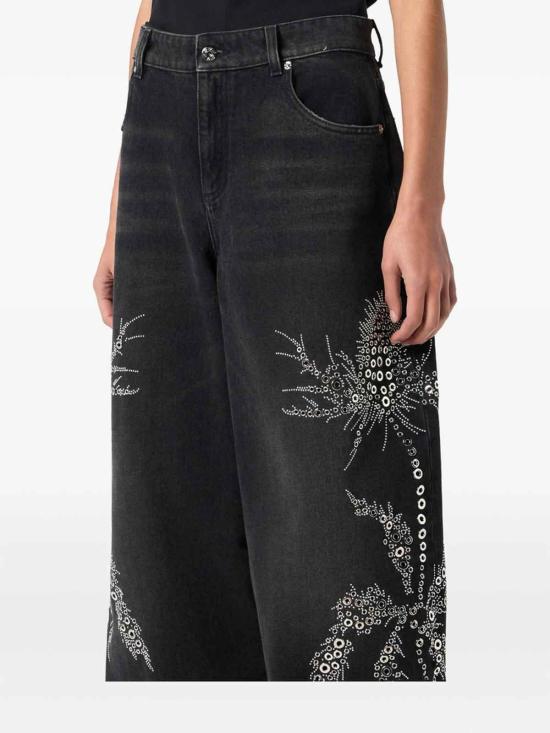  블루마린 플레어 팬츠 4J122AN0990 Black - BLUMARINE