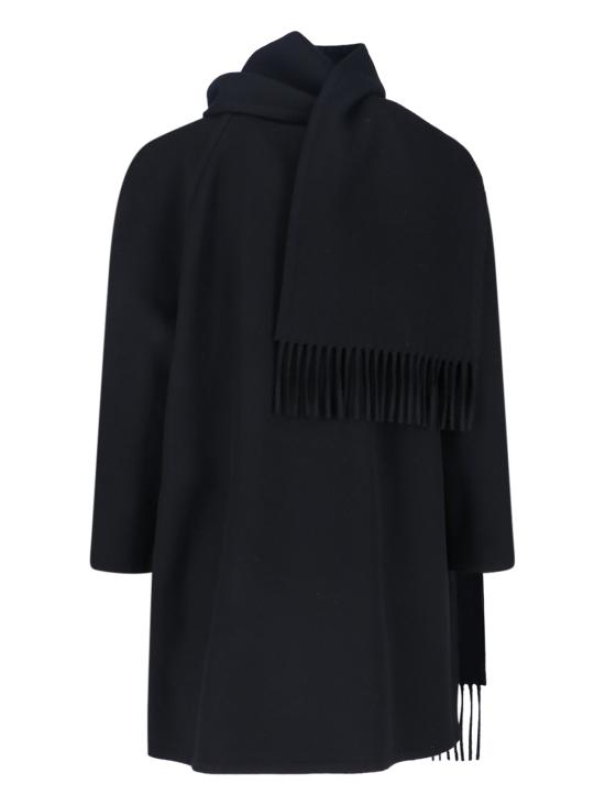 25FW 발렌시아가 코트 850604 TTU13 1000 Black - BALENCIAGA