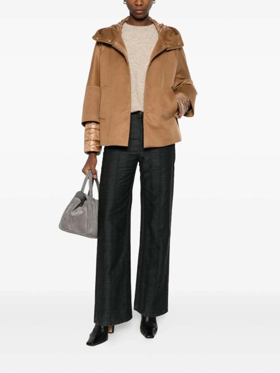  에르노 퓨어 캐시미어 & 울트라라이트 나일론 케이프 38126GI000334D2157 Brown - HERNO