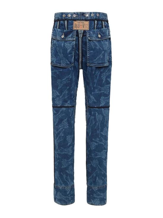  디스퀘어드2 스트레이트 팬츠 D30025S72KA1308470 Blue - DSQUARED2