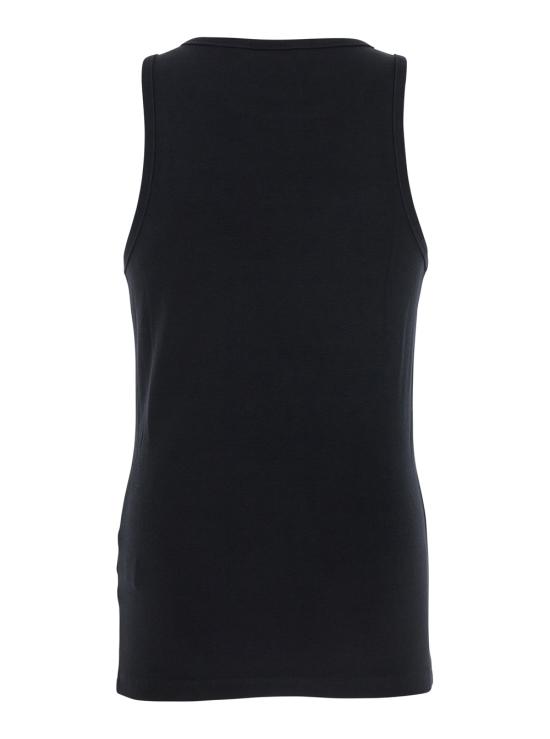 26SS 44레이블 민소매 티셔츠 B0030579FA584P665 Black - 44 LABEL