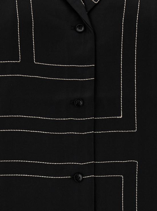 25FW 토템 블라우스/셔츠 213755707925 Black - TOTEME