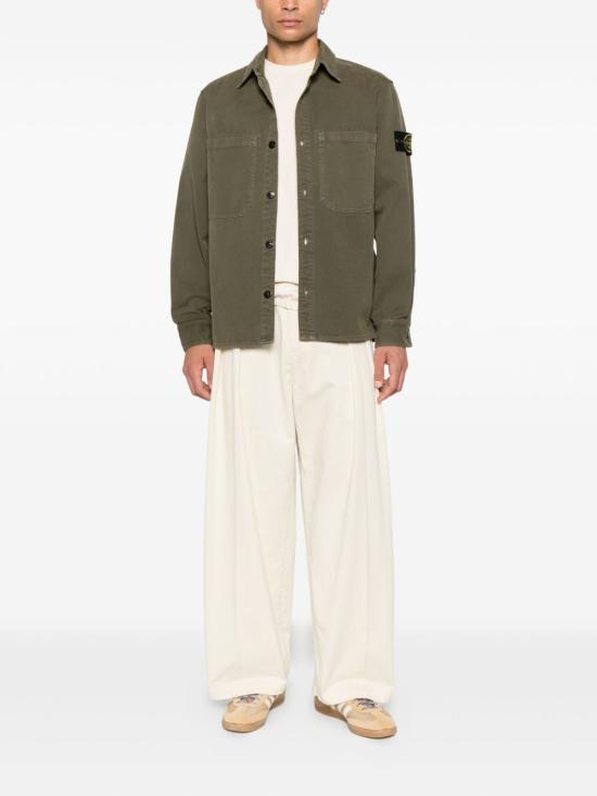 25FW 스톤 아일랜드 셔츠 K2S151200025 S0184V0154 Green - STONE ISLAND