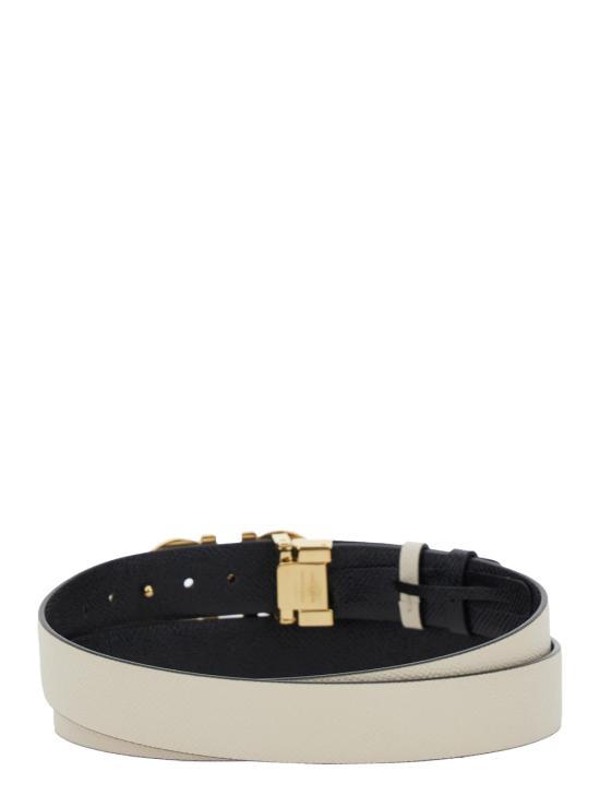 25FW 살바토레 페라가모 벨트 23A5650741534 White - SALVATORE FERRAGAMO