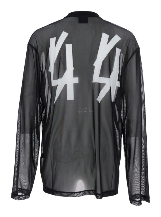 26SS 44레이블 긴팔 티셔츠 B0030606FA672P447 Black - 44 LABEL