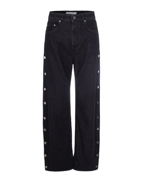 25FW 스포트막스 스트레이트 팬츠 2522186012600GALANTE001 Black