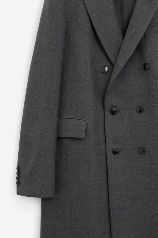 25FW 드리스 반 노튼 코트 117461 20241 2058 Grey - DRIES VAN NOTEN