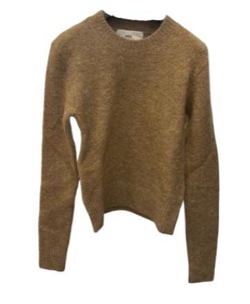 25FW 아미 스웨터 FKS824KN0021280 CAMEL DOM