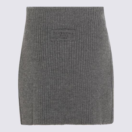 25FW 지방시 스커트 BW41094ZSM033 SLATE BLEND - GIVENCHY