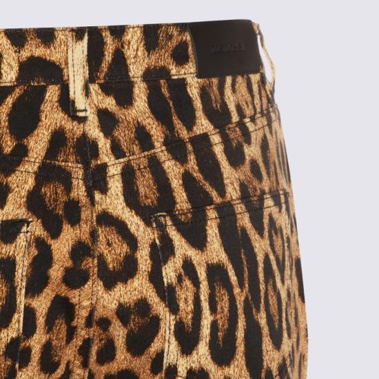 25FW 로베르토 카발리 데님 팬츠 VWJ221DAQ7100504 Beige - ROBERTO CAVALLI