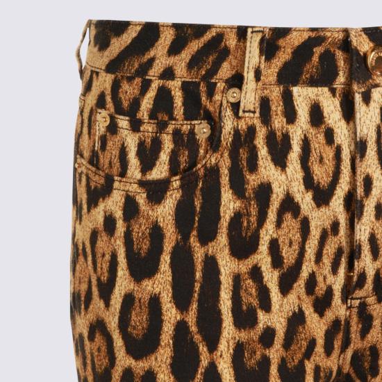 25FW 로베르토 카발리 데님 팬츠 VWJ221DAQ7100504 Beige - ROBERTO CAVALLI