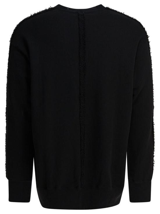 25FW 꼼데가르송 코튼 크루넥 스웨트셔츠 HP T014 W251 BLACK Black - COMME DES GARCONS