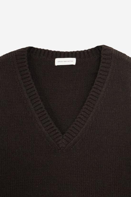 25FW 드리스 반 노튼 스웨터 117481 21246 2710 BROWN - DRIES VAN NOTEN