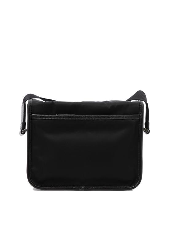 26SS 프라다 리나일론 앤 사피아노 레더 숄더백 2VD0342DMHF0002 V XOP Black - PRADA