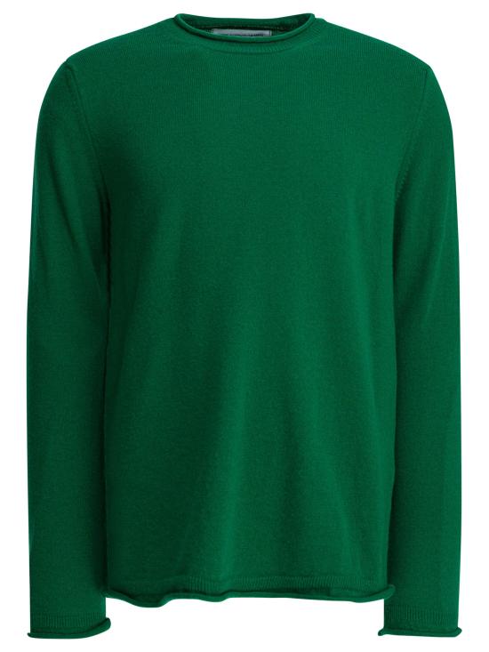 25FW 꼼데가르송 라운드 넥 울 스웨터 FP N007 W252 GREEN
