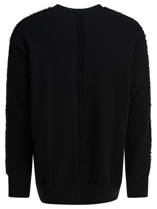 25FW 꼼데가르송 코튼 크루넥 스웨트셔츠 HP T014 W251 BLACK Black - COMME DES GARCONS