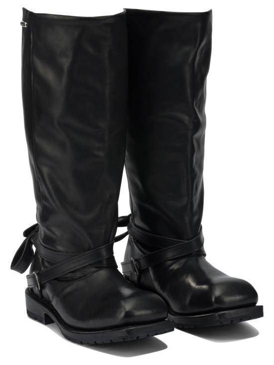 25FW 아워레가시 부츠 A4257HBBLACK TENSILE CATTLE HIDE Black - OUR LEGACY