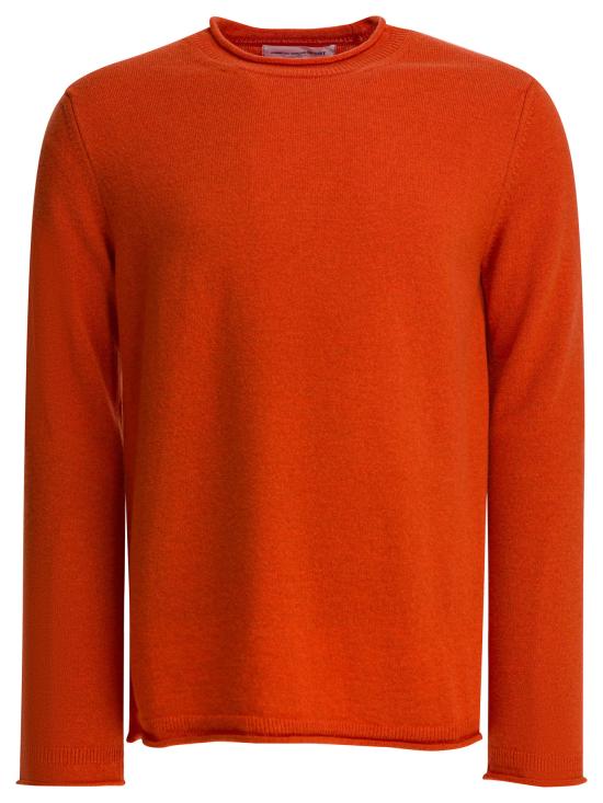 25FW 꼼데가르송 라운드 넥 울 스웨터 FP N007 W255 ORANGE