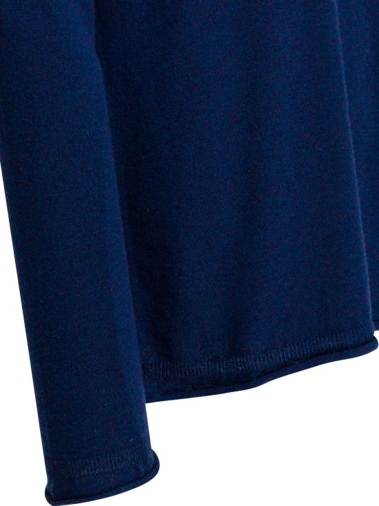 25FW 꼼데가르송 라운드 넥 울 스웨터 FP N007 W251 BLUE - COMME DES GARCONS