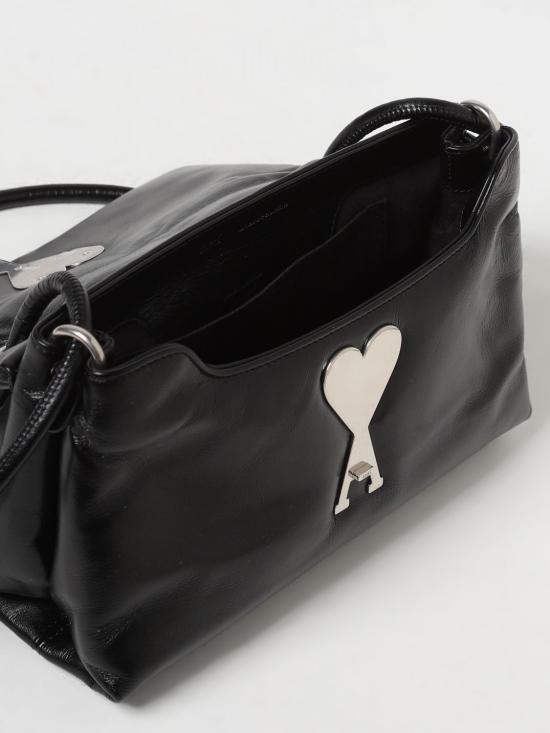 26FW 아미 카우하이드 레더 부레즈부 ULL163 AL0052 001 BLACK DOM - AMI