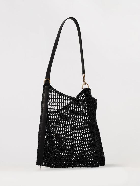 26SS 생로랑 옥살리스  라피아 마크라메 백 781289GAAFE 1000 Black - SAINT LAURENT