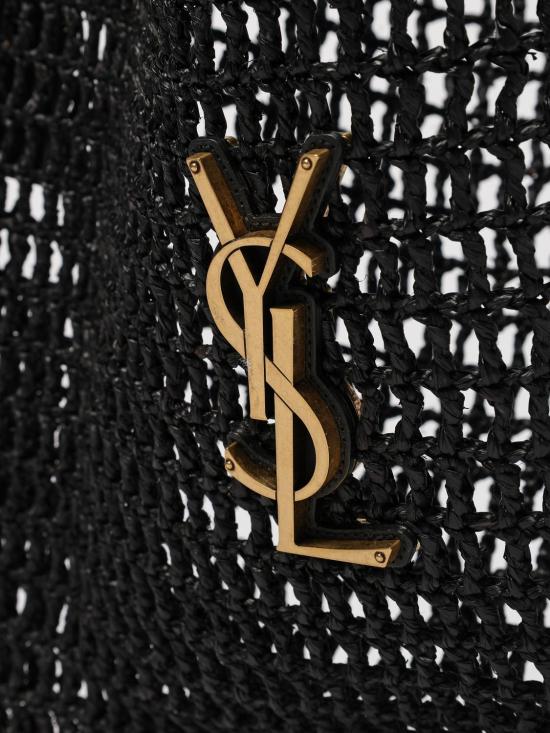 26SS 생로랑 옥살리스  라피아 마크라메 백 781289GAAFE 1000 Black - SAINT LAURENT