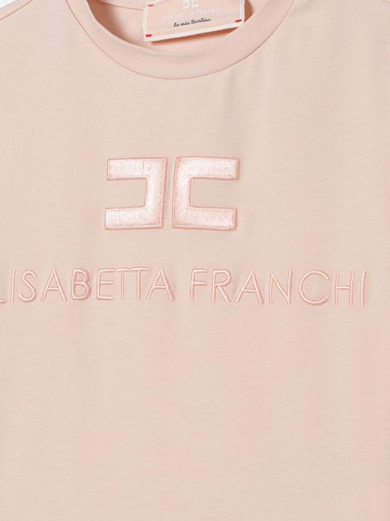 25FW [키즈] 엘리자베타프랜치 티셔츠 EFTS2500JE006 C036 Pink - ELISABETTA FRANCHI