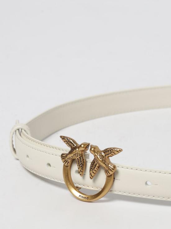 25FW 핑코 레귤러 벨트 100143A0F1 Z14Q White - PINKO