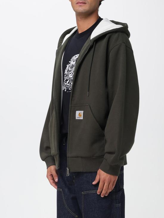 25FW 칼하트 WIP 액티브 스웨트 자켓 I035602 4906 Green - CARHARTT WIP