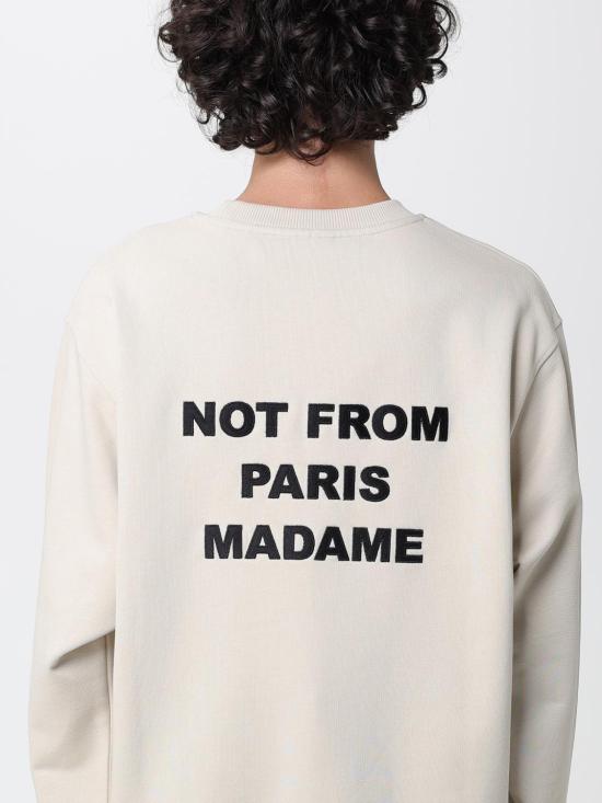 25FW 드롤드무슈 긴팔 티셔츠 SW149CO127 MT White - DROLE DE MONSIEUR