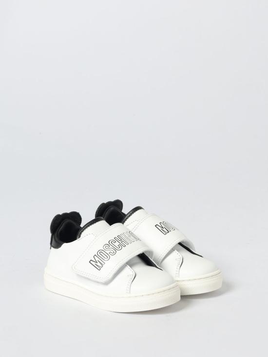 25FW [키즈] 모스키노 스니커즈 81832 02 White - MOSCHINO