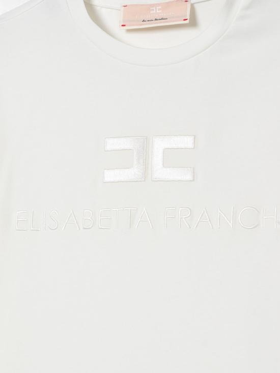 25FW [키즈] 엘리자베타프랜치 티셔츠 EFTS2500JE006 0004 Ivory - ELISABETTA FRANCHI