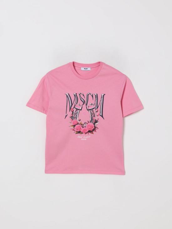 25FW [키즈] 엠에스지엠 티셔츠 F5MSJGTH132 MS038 Pink