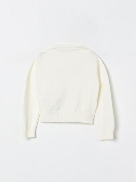 25FW [키즈] 미스블루마린 풀오버 BGMA009CFL040 0004 Ivory - MISS BLUMARINE