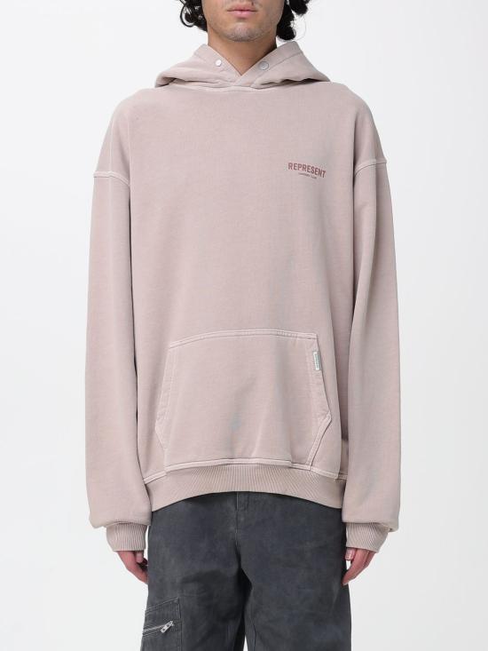 25FW 리프레젠트 긴팔 티셔츠 OCM41113 322 Beige