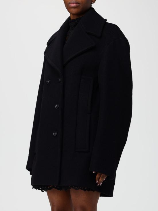 25FW 스포트막스 코트 2522086012600 004 Black - SPORTMAX