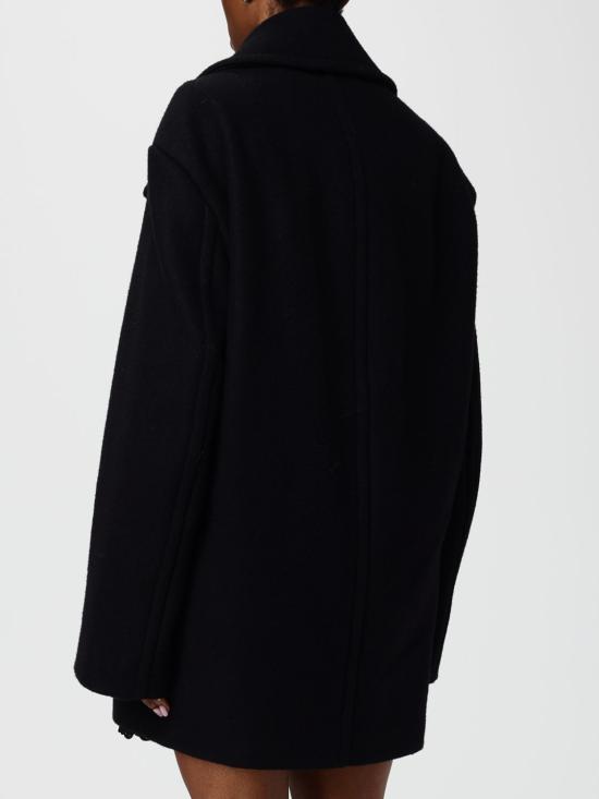25FW 스포트막스 코트 2522086012600 004 Black - SPORTMAX