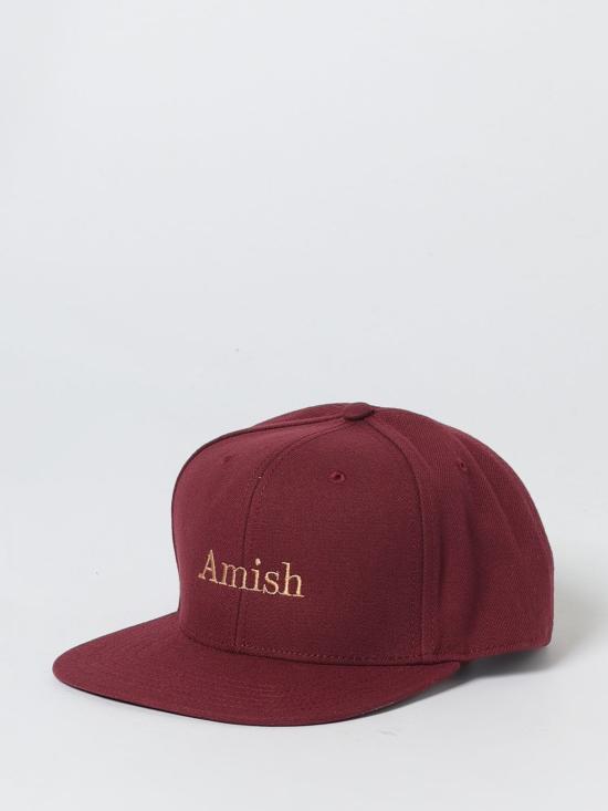 25FW 아미시 볼캡 AMU900CN49 C0249 Burgundy