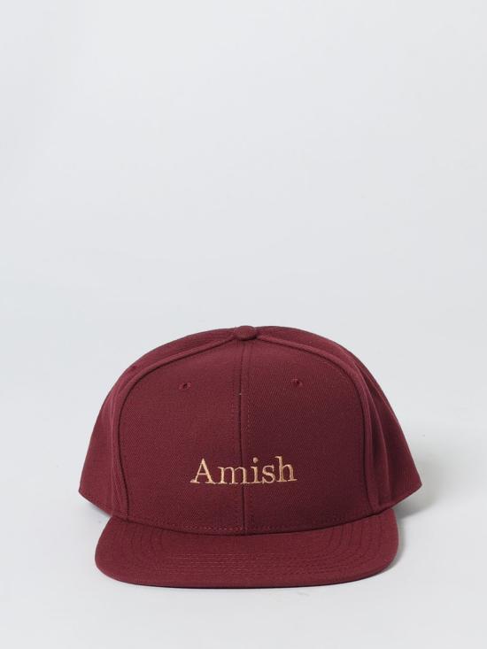 25FW 아미시 볼캡 AMU900CN49 C0249 Burgundy - AMISH