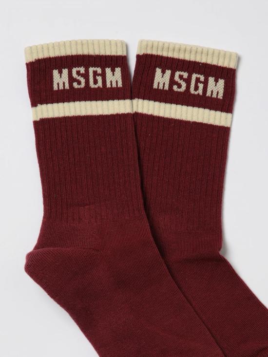 25FW [키즈] 엠에스지엠 발목 양말 F5MSJUSO278 MS034 Pink - MSGM