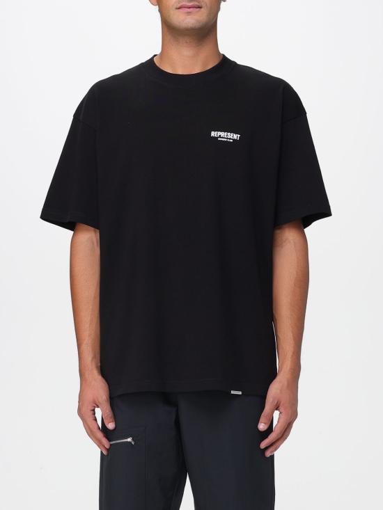 26SS 리프레젠트 반팔 티셔츠 OCM41114 001 Black 1